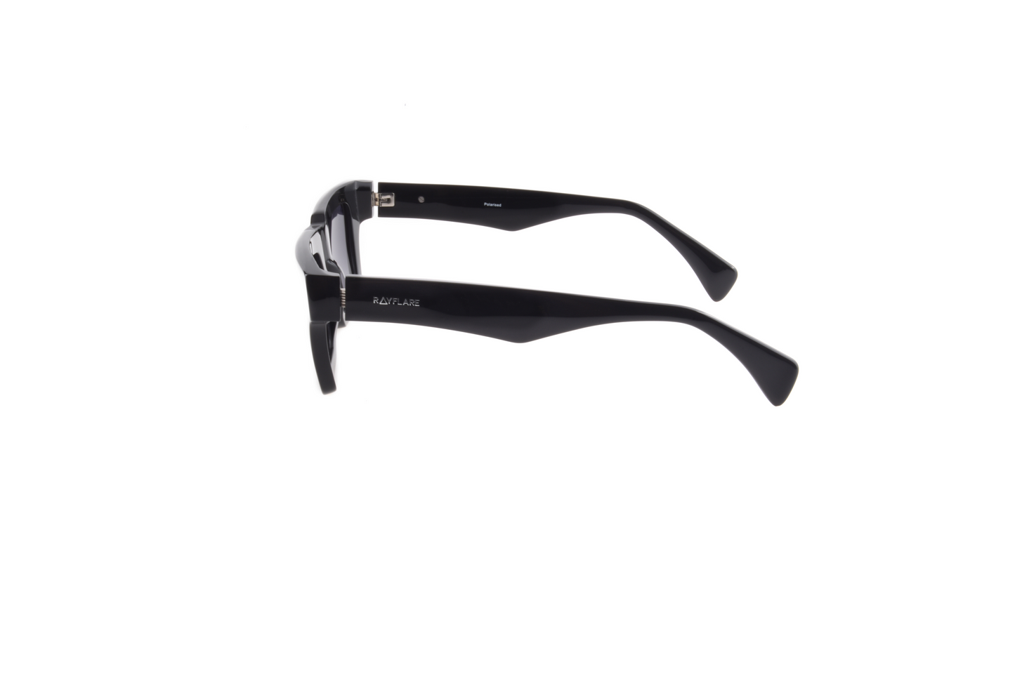 Side view of Rayflare RAY002C1 Prescription-Ready Polarized Sunglass, made from durable acetate for a comfortable fit.