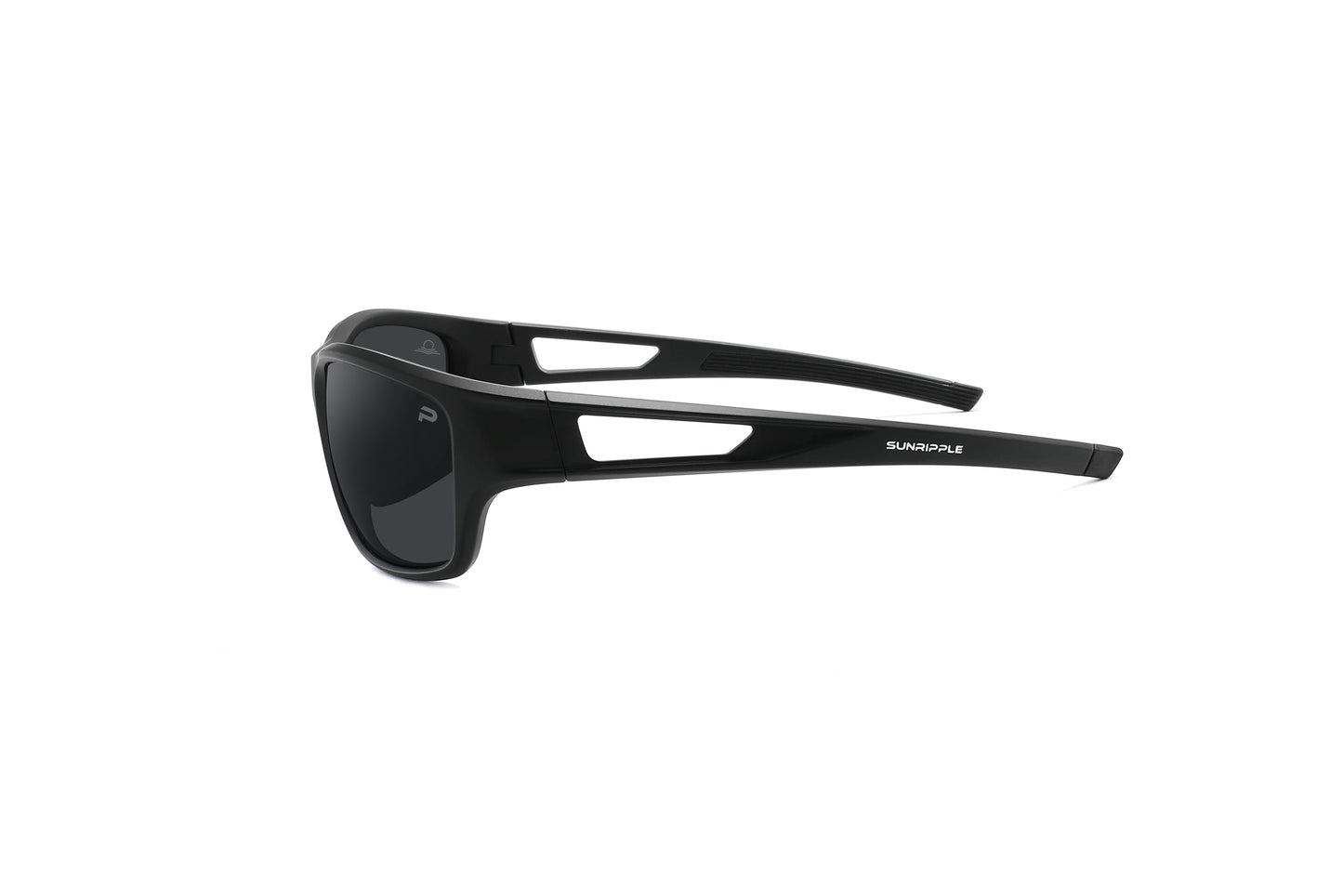 Side view of Sunripple SRL05C1 Sport Sunglass, designed for outdoor activities and cycling glasses, offering a durable and comfortable fit for an active lifestyle.