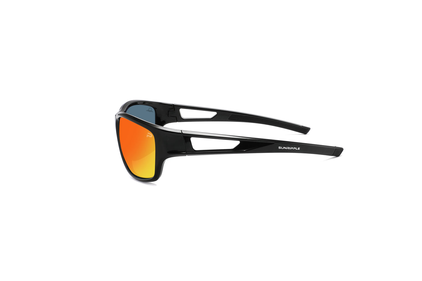 Side view of Sunripple SRL05C2 Sport Sunglass, designed for outdoor activities and cycling glasses, offering a durable and comfortable fit for an active lifestyle.