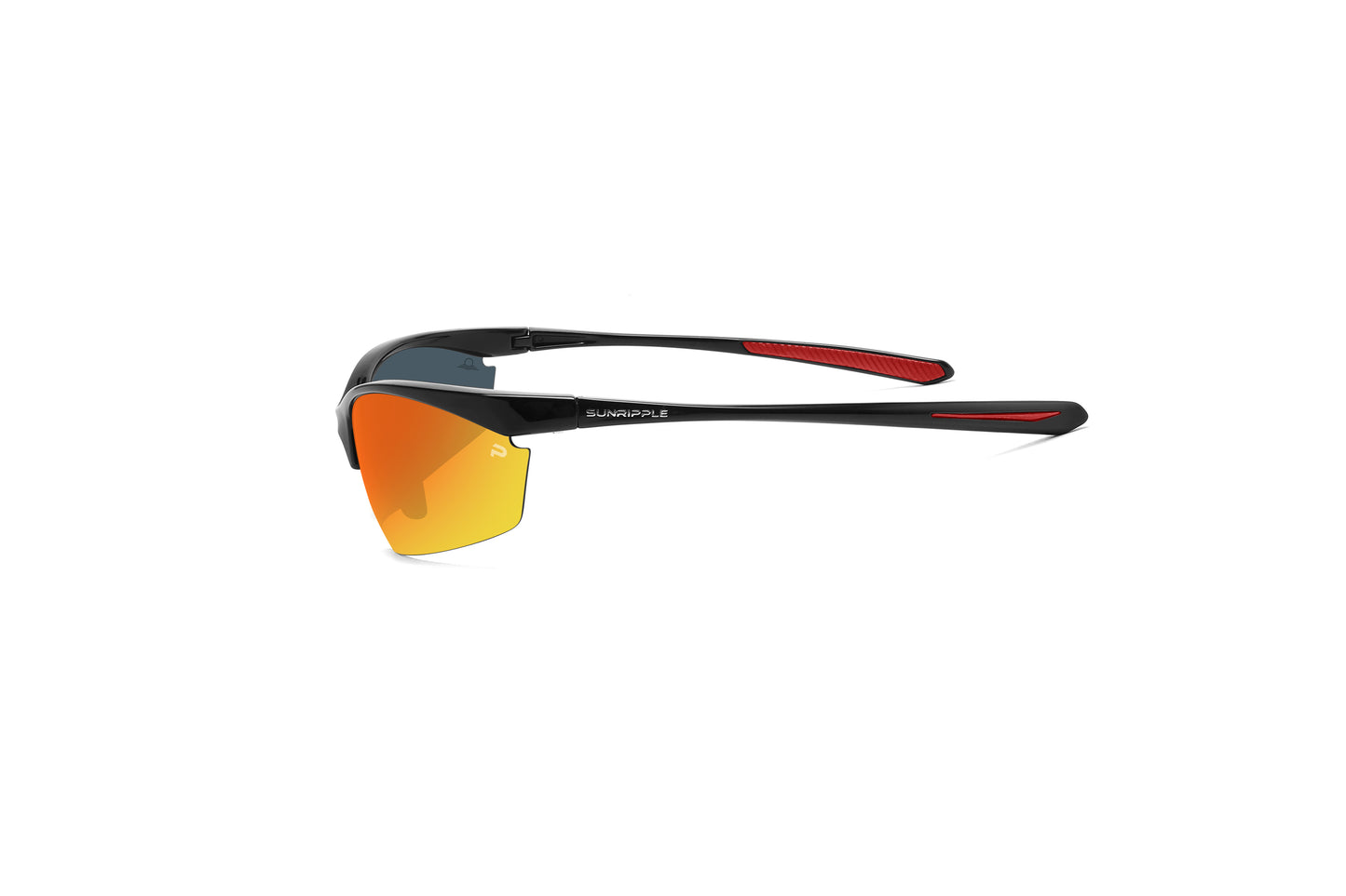 Side view of Sunripple SRL10C3 Sport Sunglass, designed for outdoor activities and cycling glasses, offering a durable and comfortable fit for an active lifestyle.