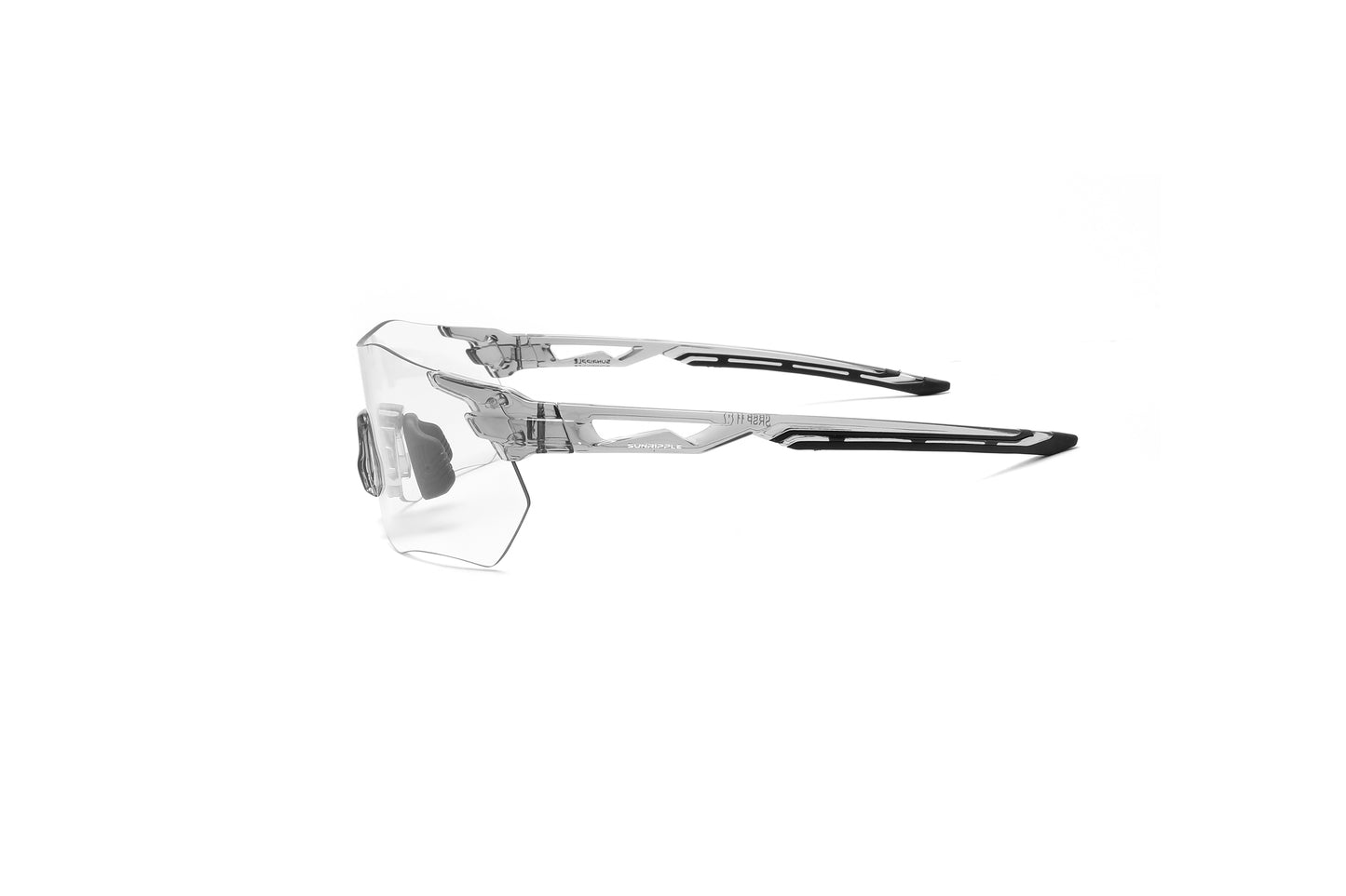 Side view of Sunripple SRSP11C7 Sport Sunglass, designed for outdoor activities and cycling glasses, offering a durable and comfortable fit for an active lifestyle.