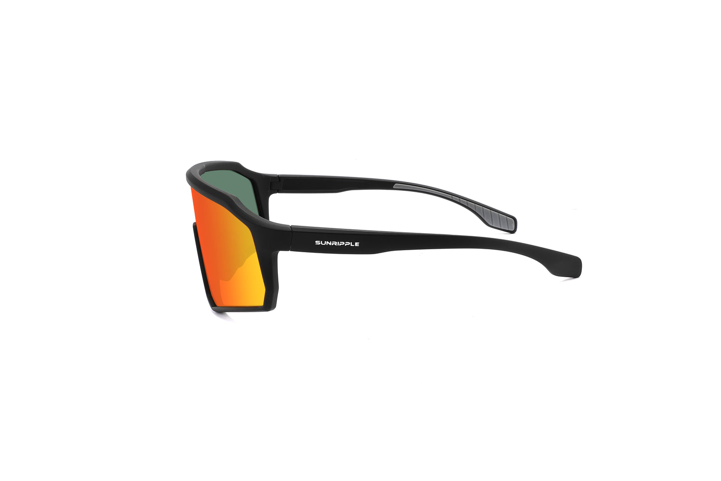 Side view of Sunripple SRSU14C3 Sport Sunglass, designed for outdoor activities and cycling glasses, offering a durable and comfortable fit for an active lifestyle.