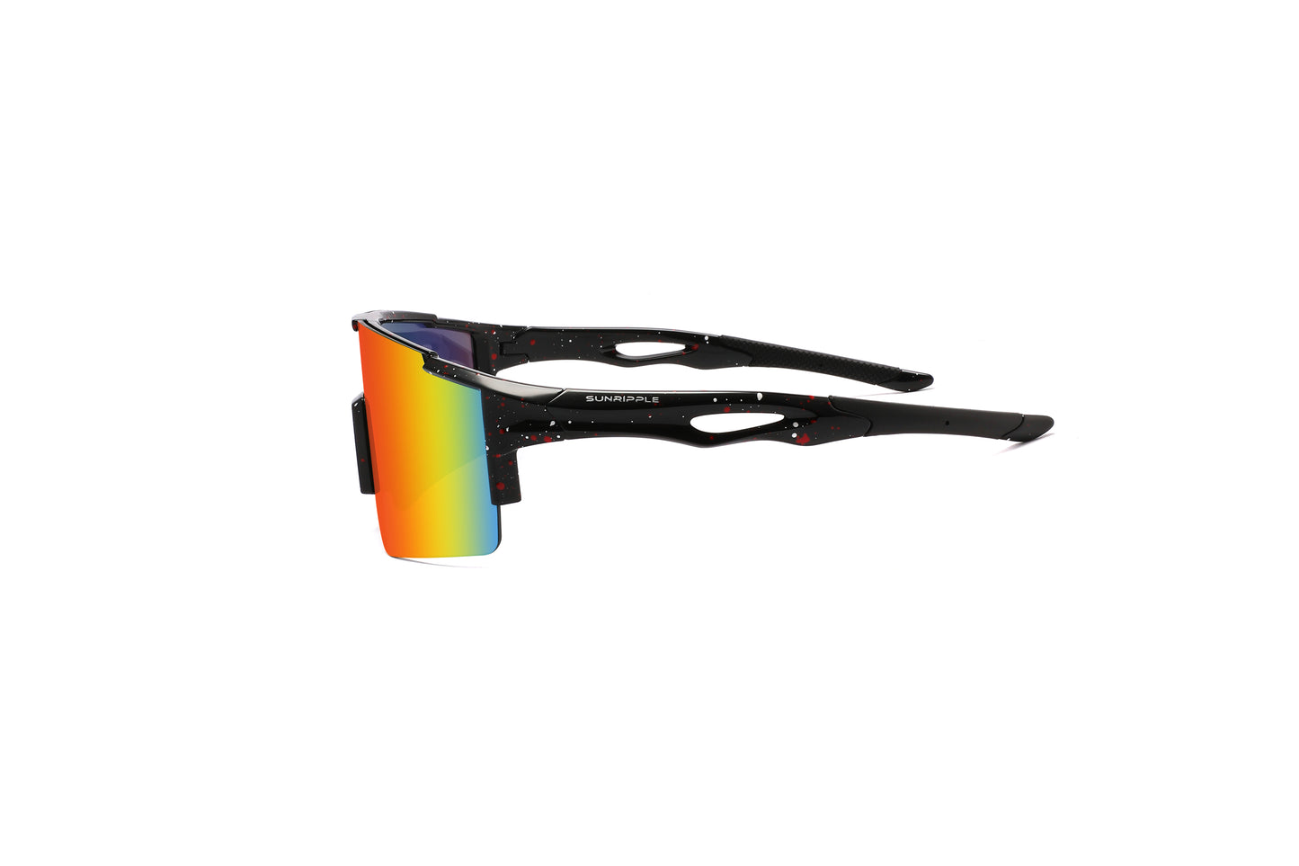 Side view of Sunripple SRS01C5 Sport Sunglass, designed for outdoor activities and cycling glasses, offering a durable and comfortable fit for an active lifestyle.