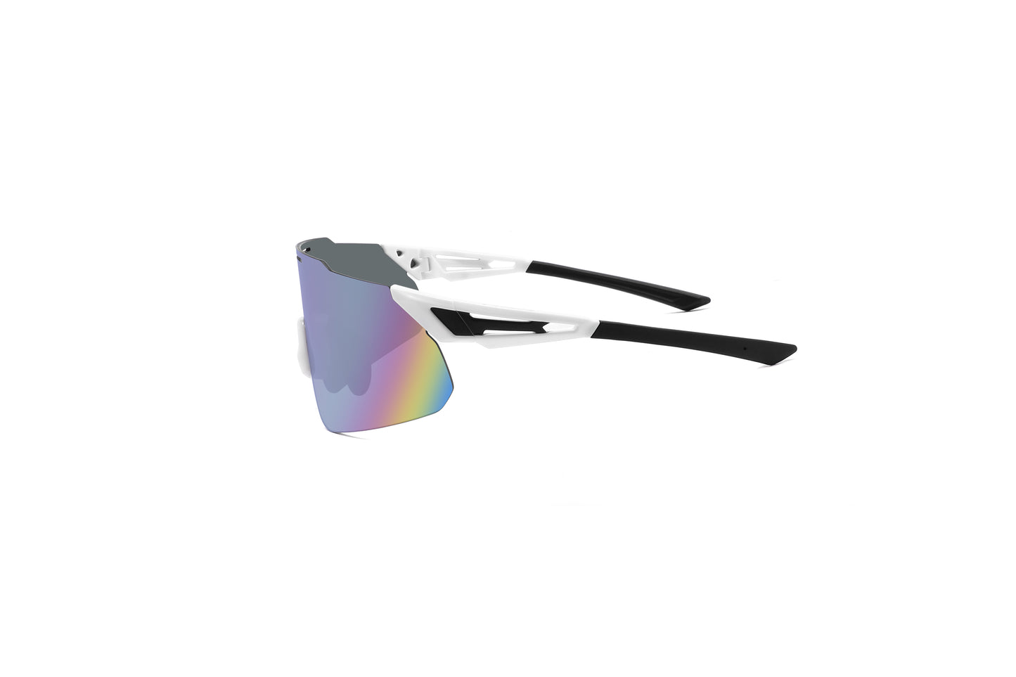 Side view of Sunripple SRS03C3 Sport Sunglass, designed for outdoor activities and cycling glasses, offering a durable and comfortable fit for an active lifestyle.