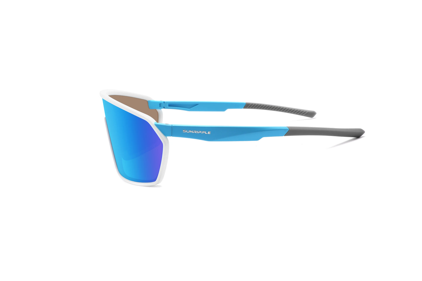 Side view of Sunripple SRS07C5 Sport Sunglass, designed for outdoor activities and cycling glasses, offering a durable and comfortable fit for an active lifestyle.
