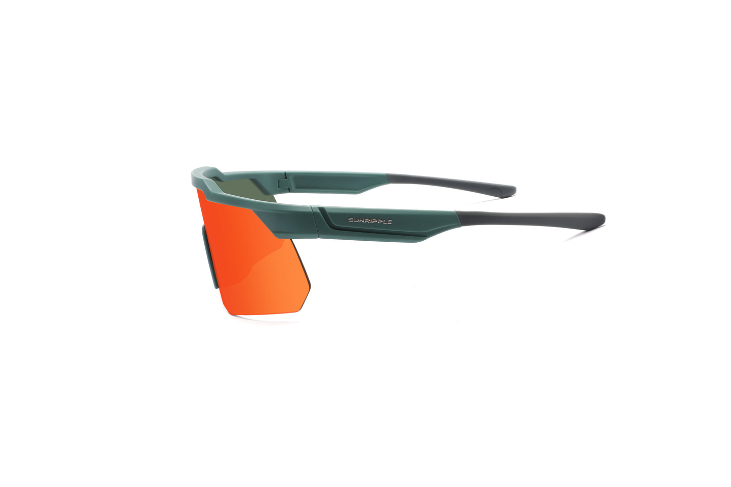 Side view of Sunripple SRS08C3 Sport Sunglass, designed for outdoor activities and cycling glasses, offering a durable and comfortable fit for an active lifestyle.