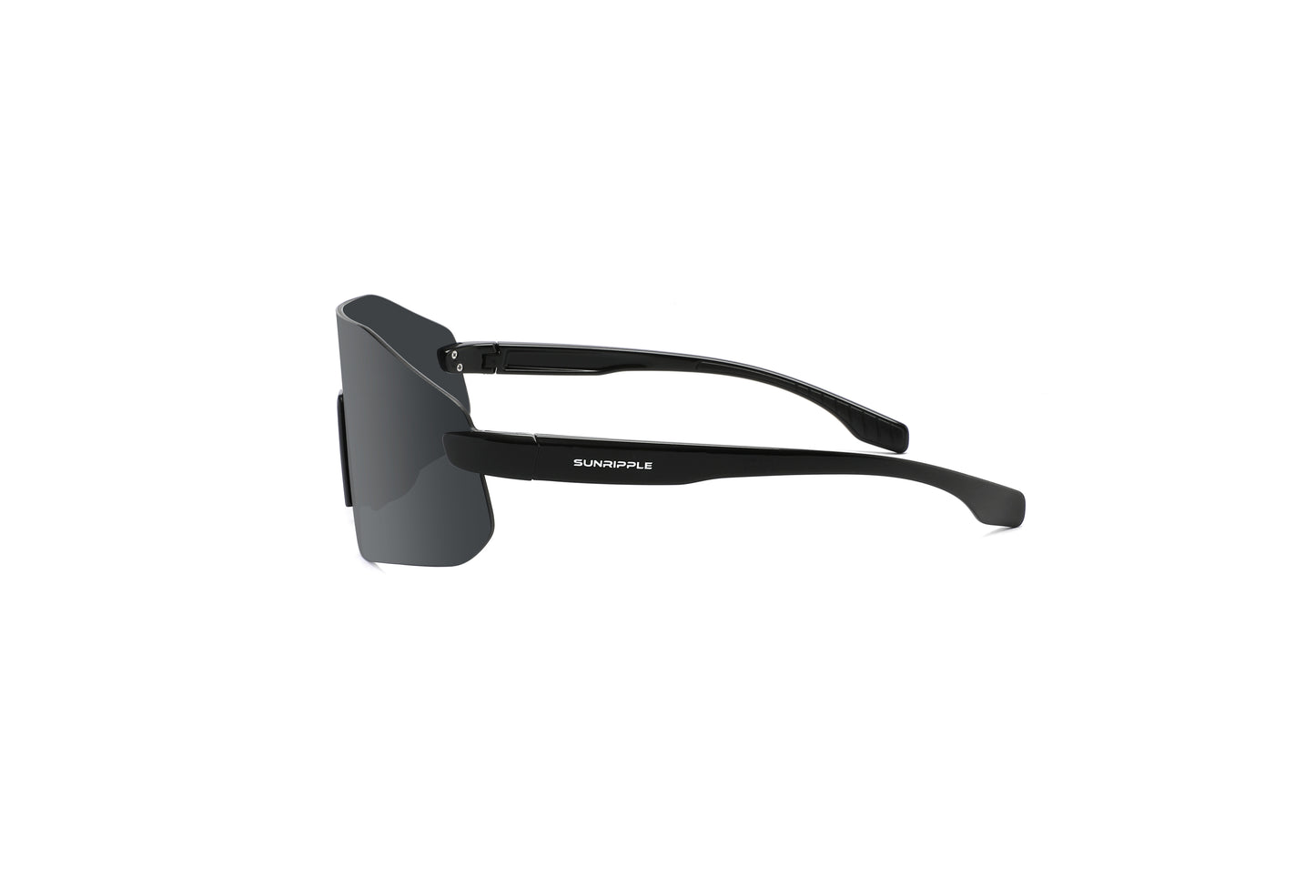Side view of Sunripple SRS12C1 Sport Sunglass, designed for outdoor activities and cycling glasses, offering a durable and comfortable fit for an active lifestyle.
