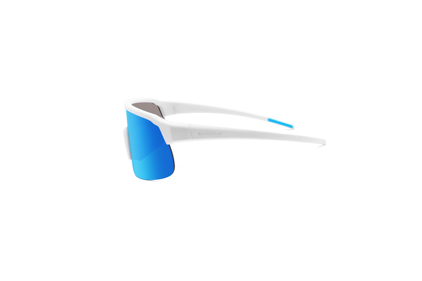 Side view of Sunripple SRS13C8 Sport Sunglass, designed for outdoor activities and cycling glasses, offering a durable and comfortable fit for an active lifestyle.