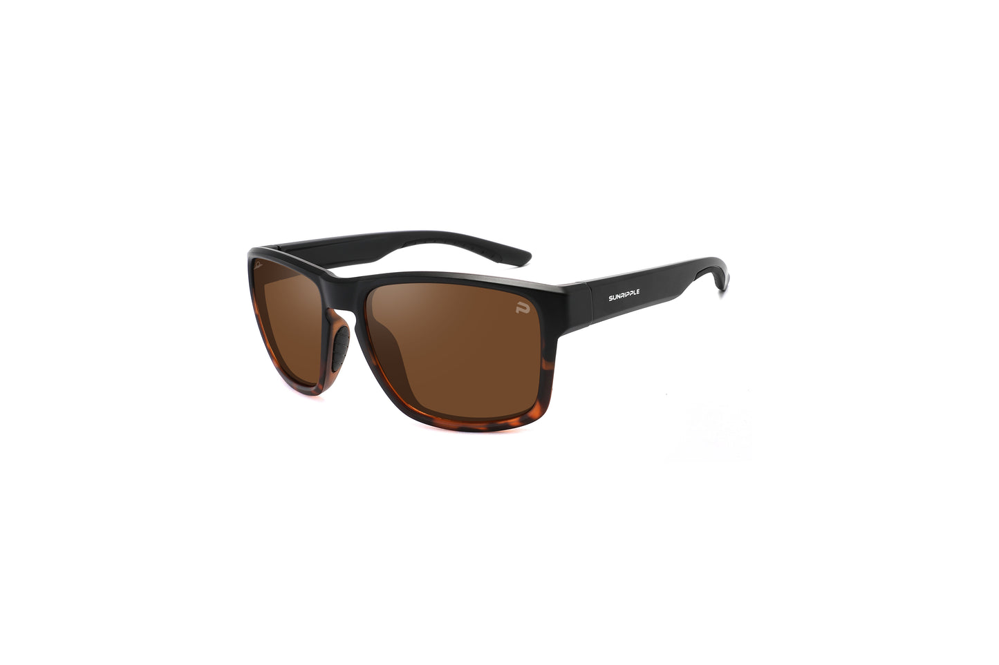 Angle view of Sunripple SRL04C6 Sport Sunglass, designed for outdoor activities and cycling glasses, offering a durable and comfortable fit for an active lifestyle.