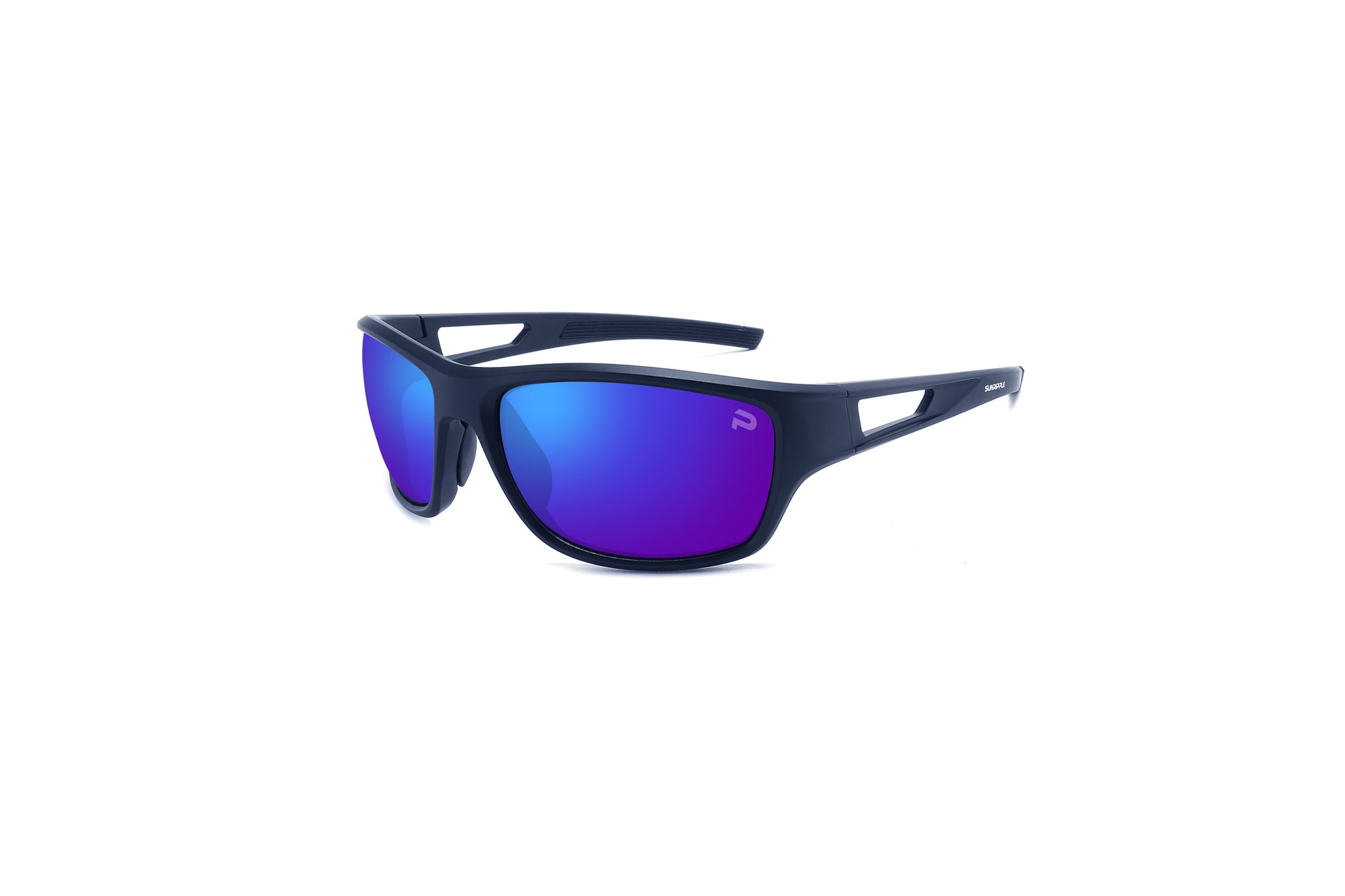 Angle view of Sunripple SRL05C6 Sport Sunglass, designed for outdoor activities and cycling glasses, offering a durable and comfortable fit for an active lifestyle.