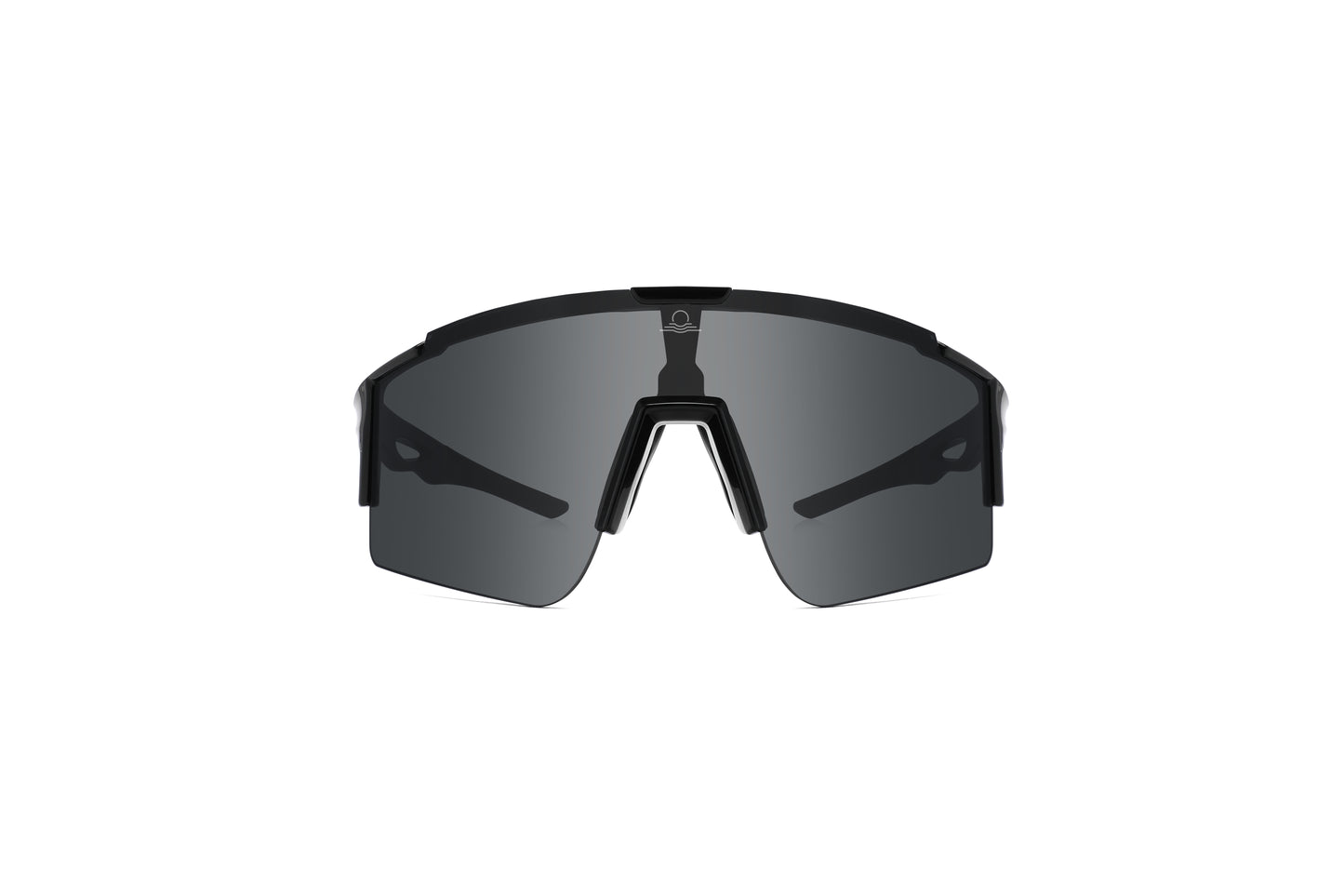 Front view of Sunripple SRS01C1 Sport Sunglass, designed for outdoor activities and cycling glasses, offering a durable and comfortable fit for an active lifestyle.
