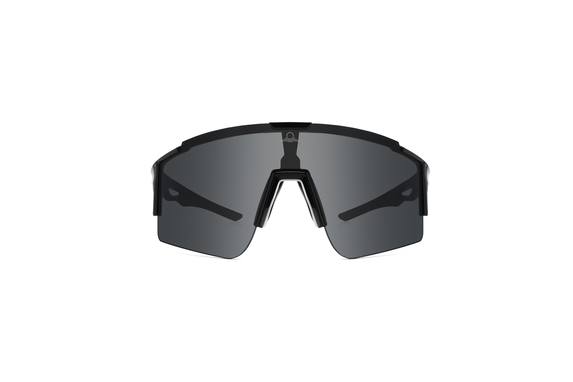 Front view of Sunripple SRS01C1 Sport Sunglass, designed for outdoor activities and cycling glasses, offering a durable and comfortable fit for an active lifestyle.