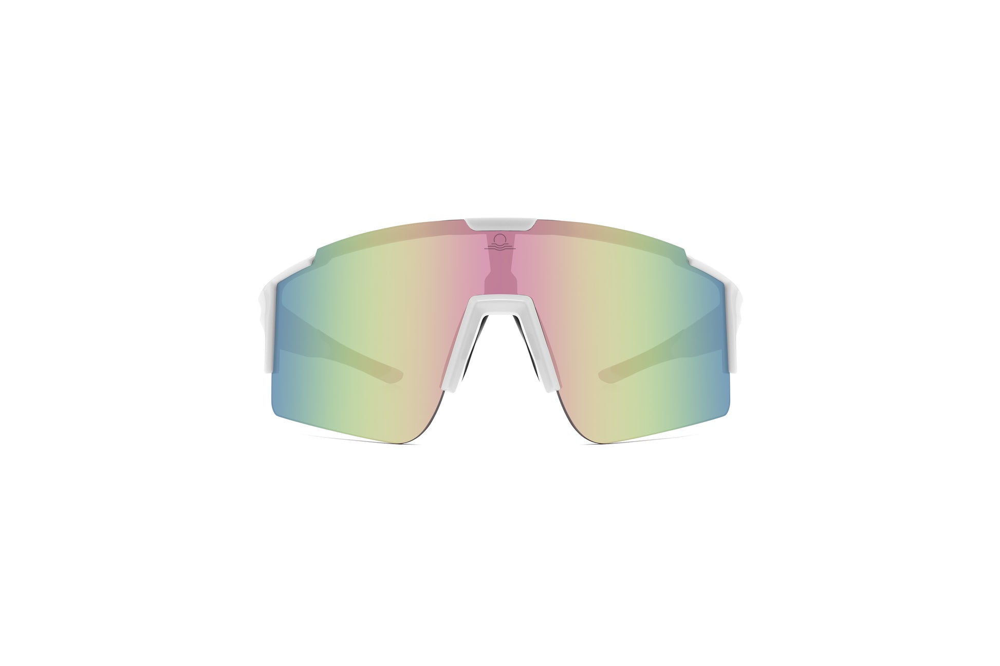 Front view of Sunripple SRS01C3 Sport Sunglass, designed for outdoor activities and cycling glasses, offering a durable and comfortable fit for an active lifestyle.