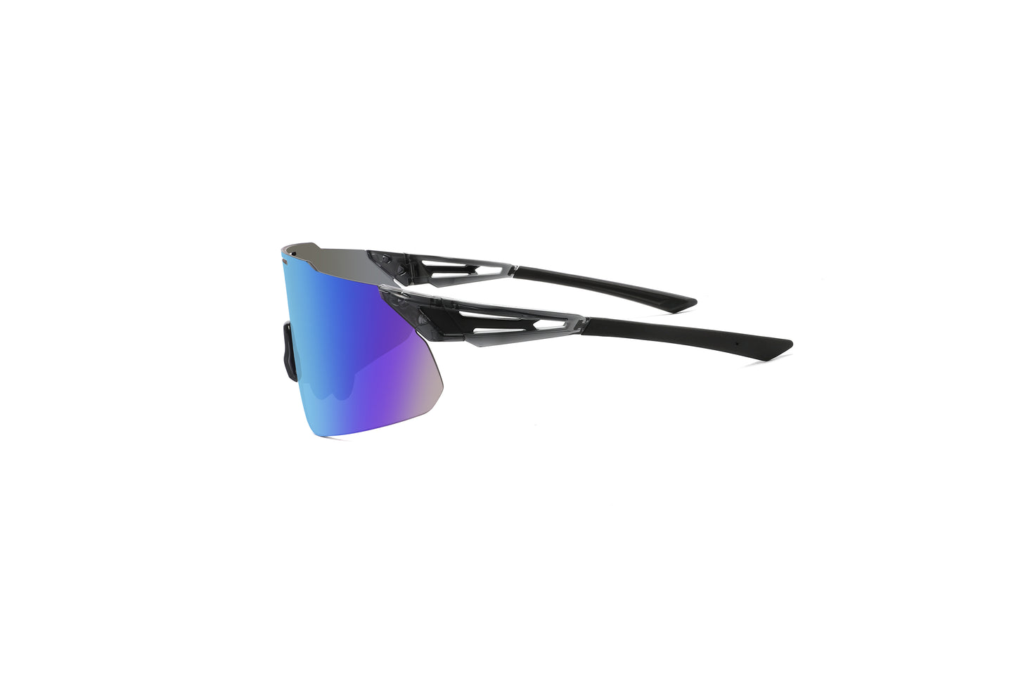 Side view of Sunripple SRS03C5 Sport Sunglass, designed for outdoor activities and cycling glasses, offering a durable and comfortable fit for an active lifestyle.