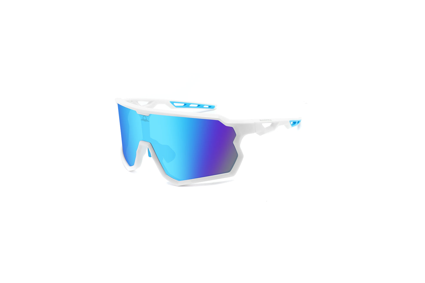 Angle view of Sunripple SRS06C2 Sport Sunglass, designed for outdoor activities and cycling glasses, offering a durable and comfortable fit for an active lifestyle.