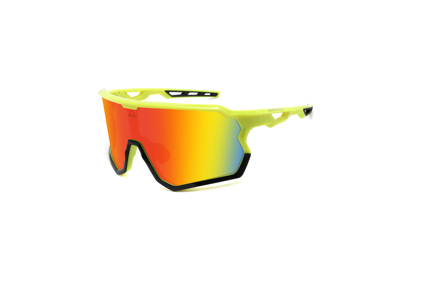 Angle view of Sunripple SRS06C4 Sport Sunglass, designed for outdoor activities and cycling glasses, offering a durable and comfortable fit for an active lifestyle.