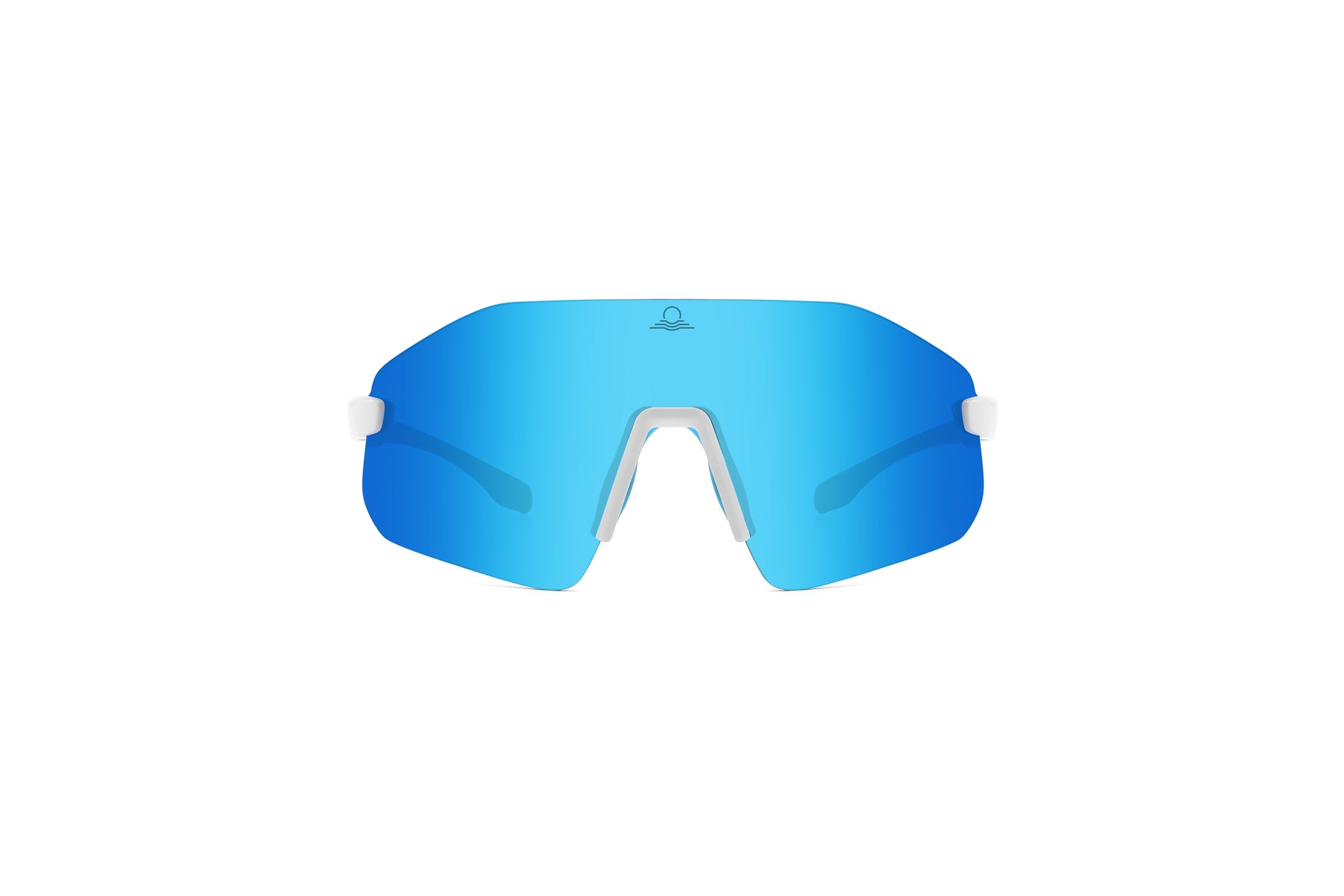 Front view of Sunripple SRS12C5 Sport Sunglass, designed for outdoor activities and cycling glasses, offering a durable and comfortable fit for an active lifestyle.